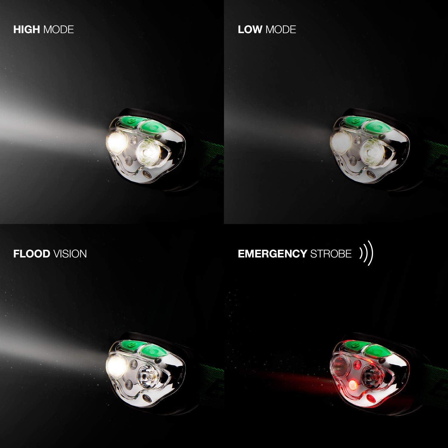 Linterna Frontal LED Energizer ENHDFRLP 400 Lúmenes Verde