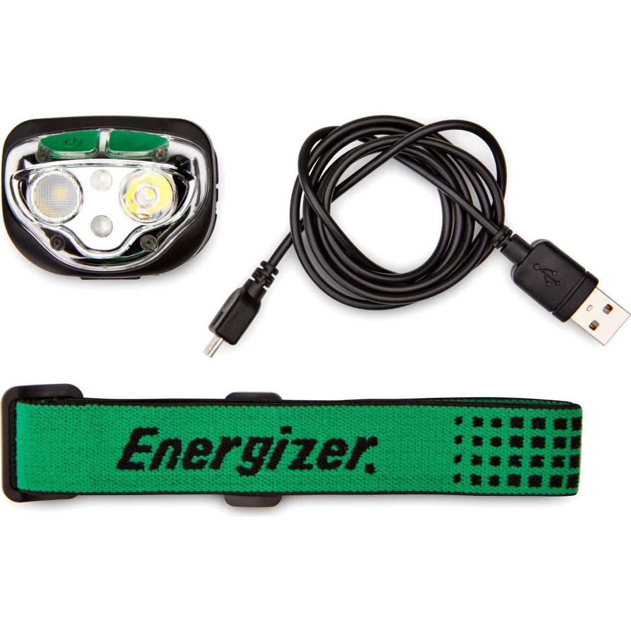 Linterna Frontal LED Energizer ENHDFRLP 400 Lúmenes Verde