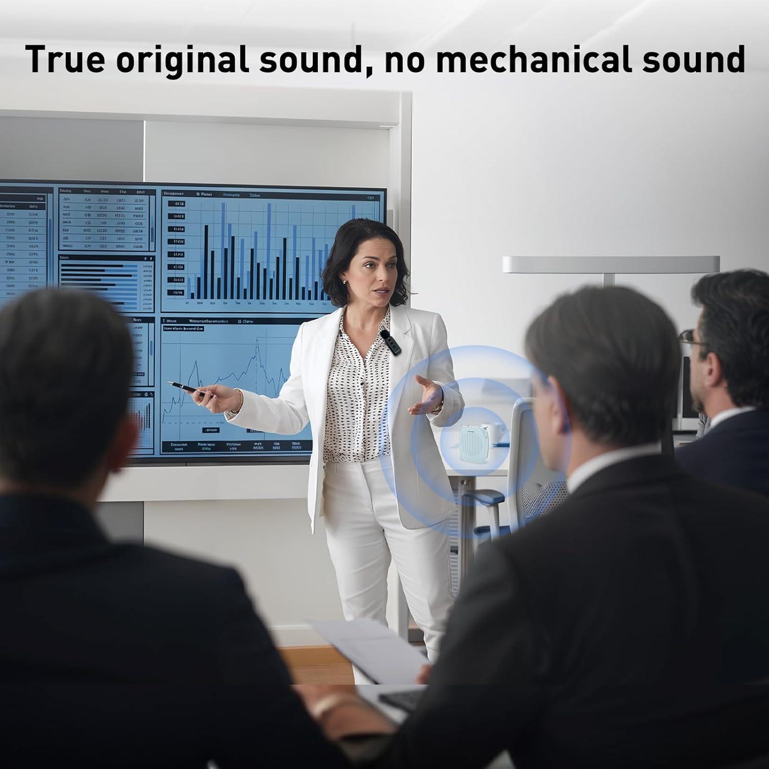 Amplificador de Voz Inalámbrico ZOWEETEK S611 con Micrófono Lavalier