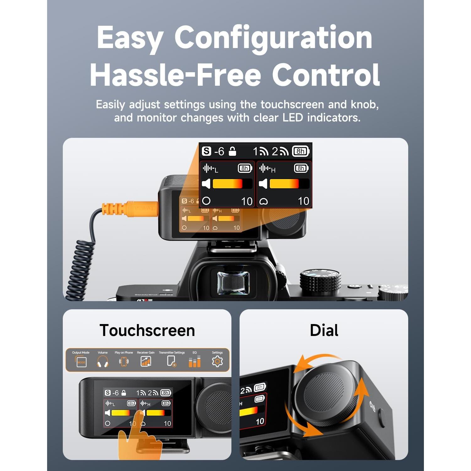 Micrófono Lavalier Inalámbrico Comica BooMax 48kHz 32-bit