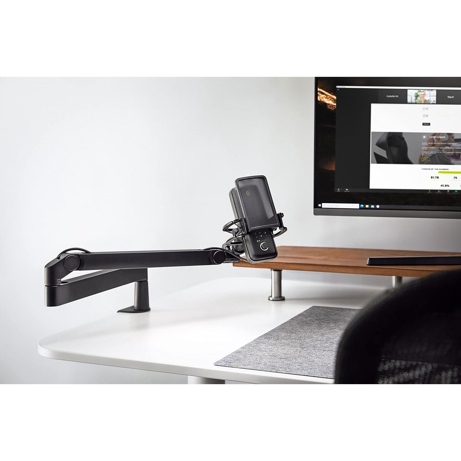 Micrófono de condensador USB Elgato Pro Audio con escudo anti-plosivo