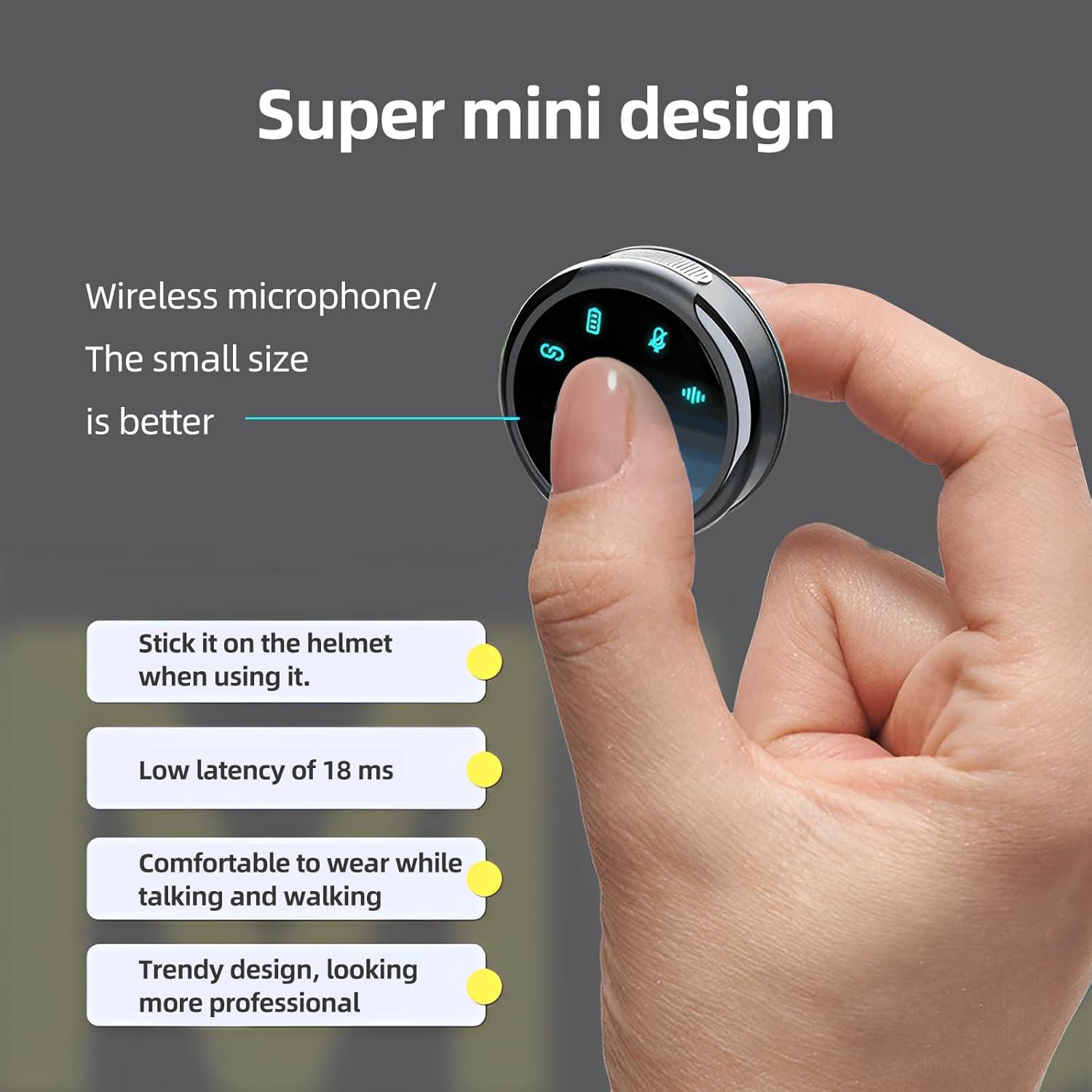 Micrófono Lavalier Inalámbrico Bonkyo S3 - Cancelación de Ruido, 20KHz