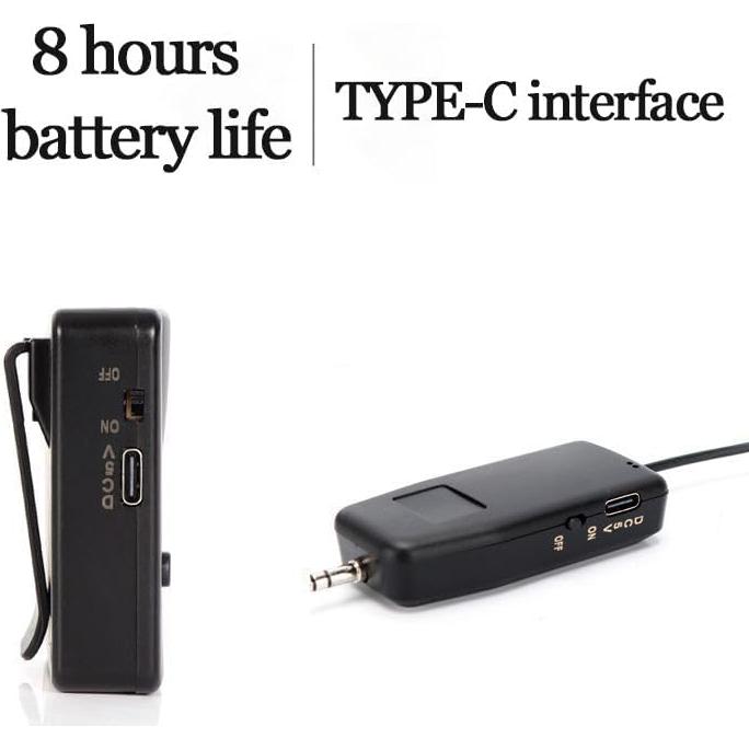 Kit de Micrófono Inalámbrico 8 en 1 - 4 Diadema y 4 Lavalier