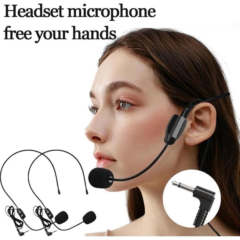 Kit de Micrófono Inalámbrico 8 en 1 - 4 Diadema y 4 Lavalier