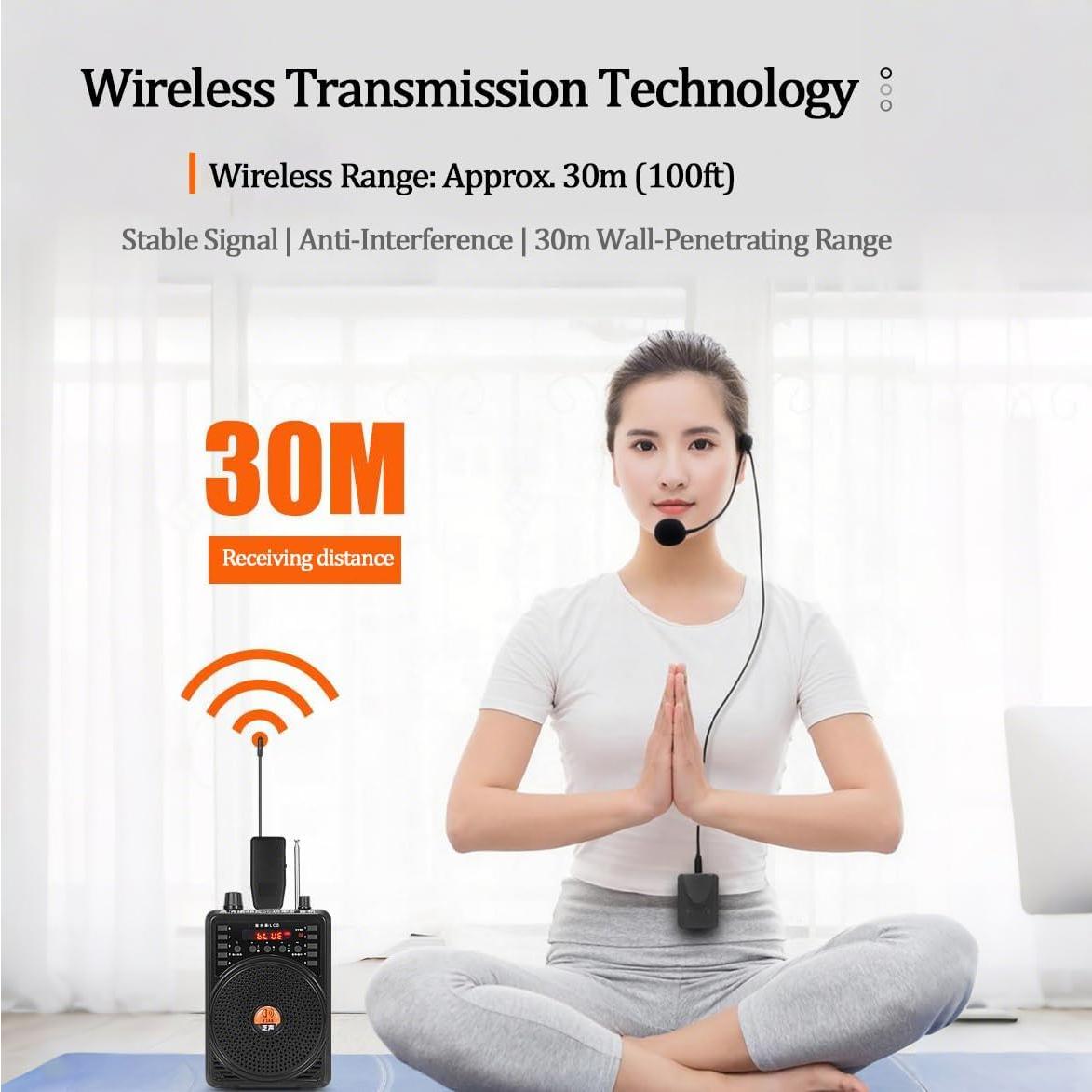 Kit de Micrófono Inalámbrico 8 en 1 - 4 Diadema y 4 Lavalier