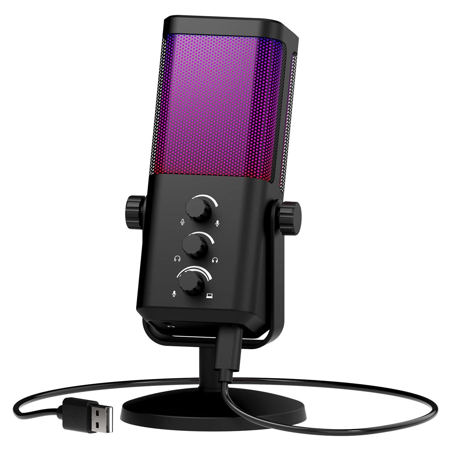 Micrófono Dinámico XTUGA M7 para Streaming y Podcast 48kHz