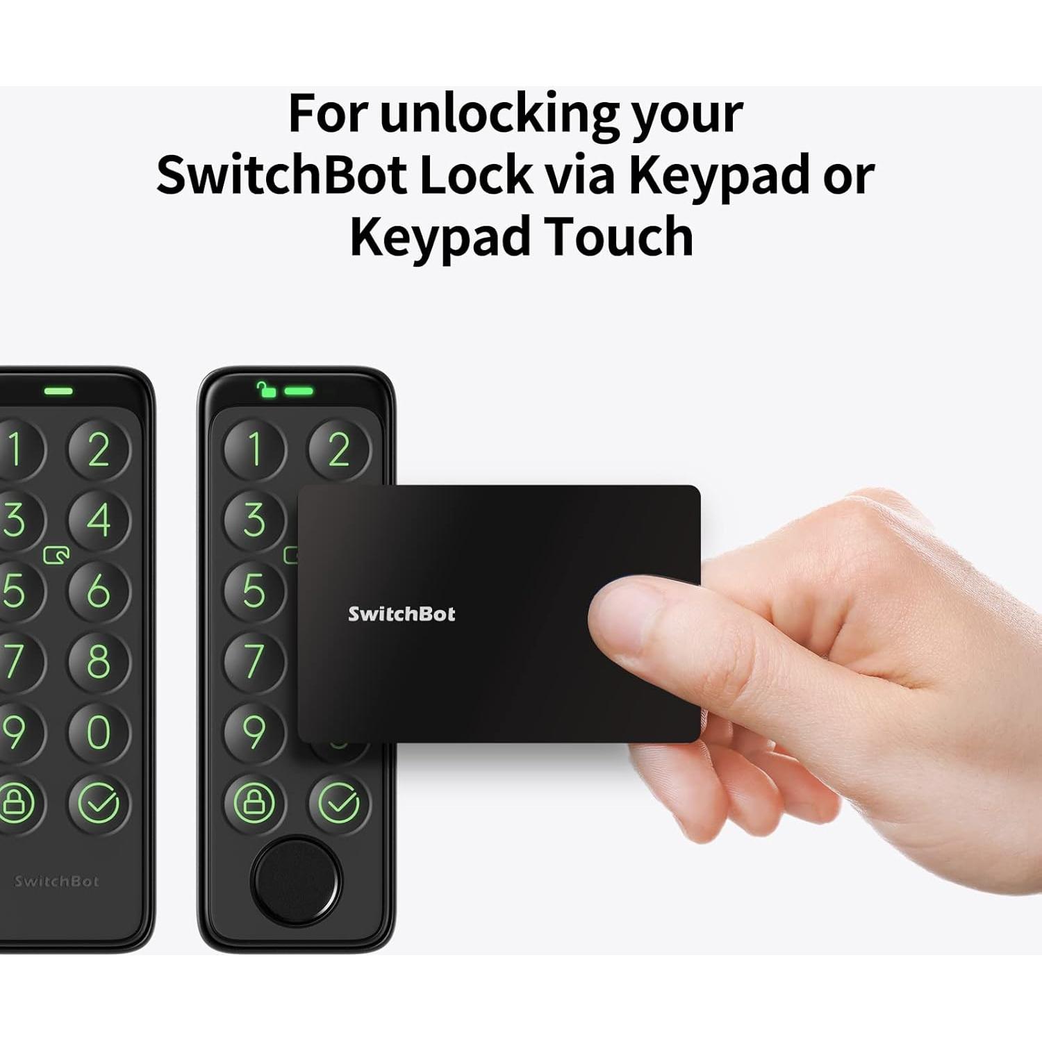 SwitchBot Cerradura Teclado Control App Paquete de 3