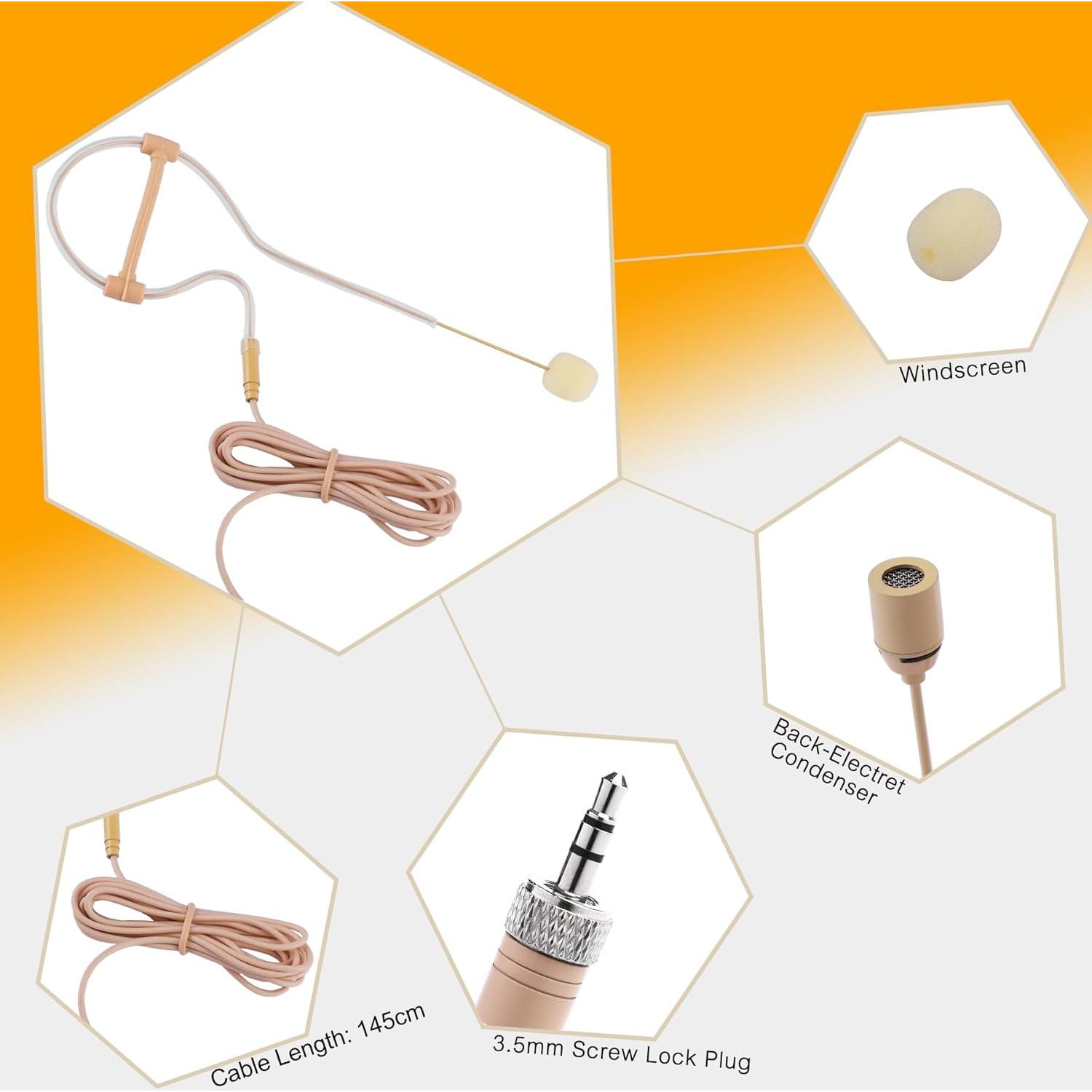 Micrófono de Auricular Oculto Sennheiser H21Q-C2 Beige