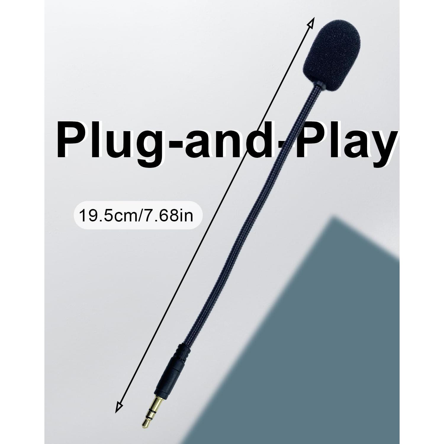 Micrófono de Reemplazo SPTSSWET 3.5mm con Brazo Flexible