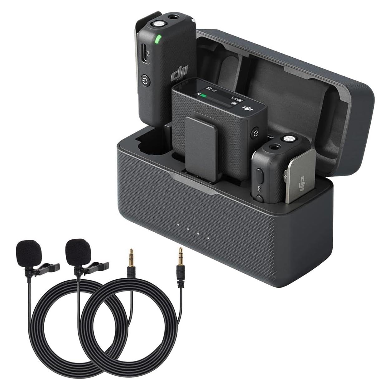 Micrófono Lavalier Inalámbrico DJI Mic - 2 Transmisores + Receptor
