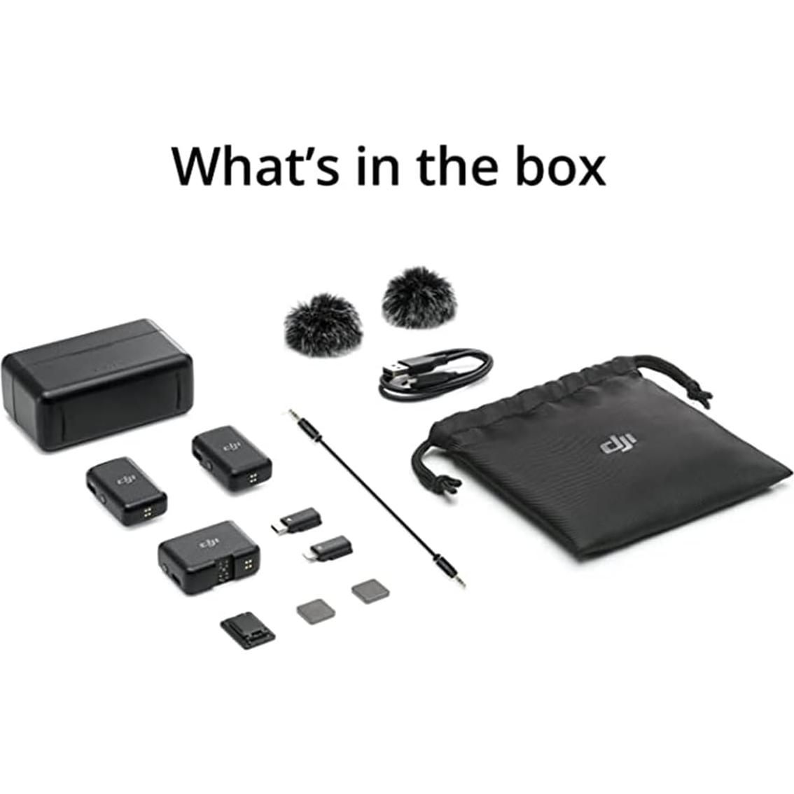 Micrófono Lavalier Inalámbrico DJI Mic - 2 Transmisores + Receptor