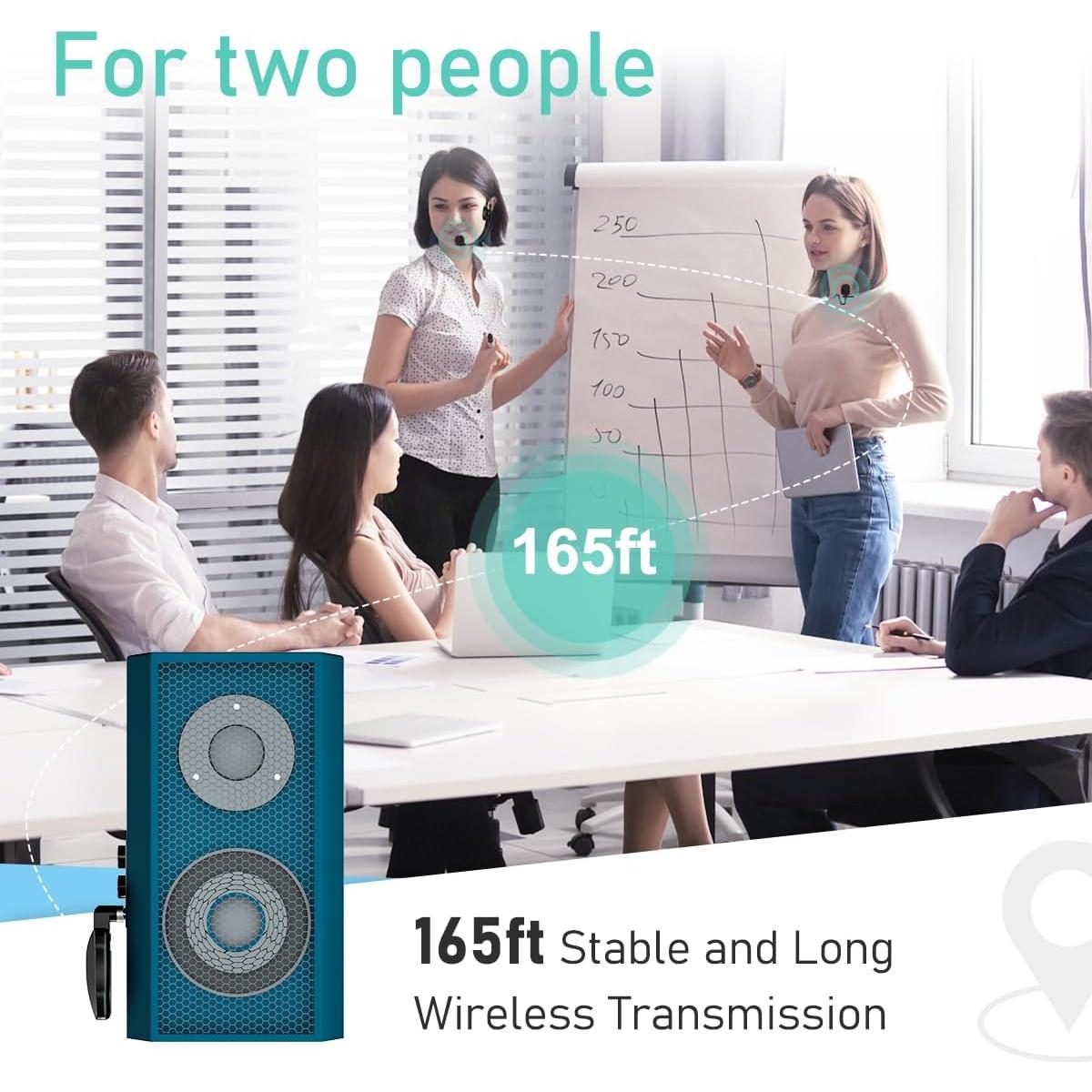 Sistema de micrófono lavalier inalámbrico KIMAFUN KM-G70, 2TX+1RX