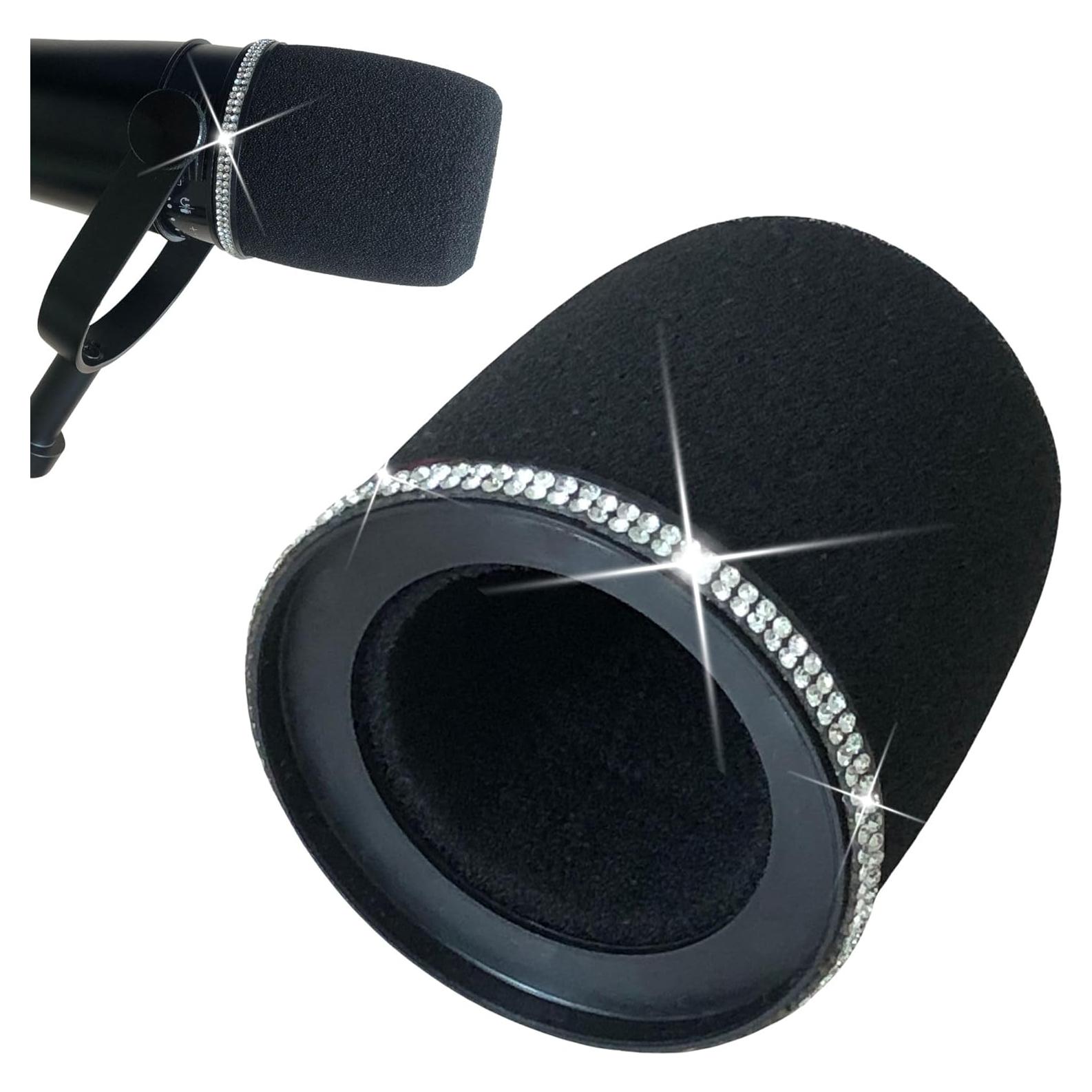 Filtro Pop Reemplazo Shure MV7, MV7i, MV7+, MV7X - Negro