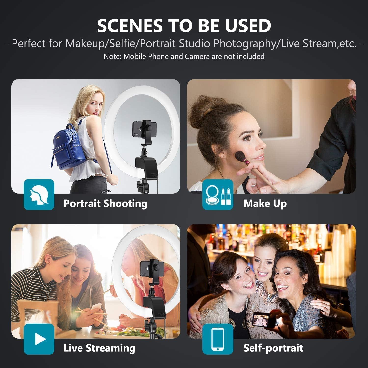 Luz de Anillo LED Neewer 16" con Control Táctil y Soporte