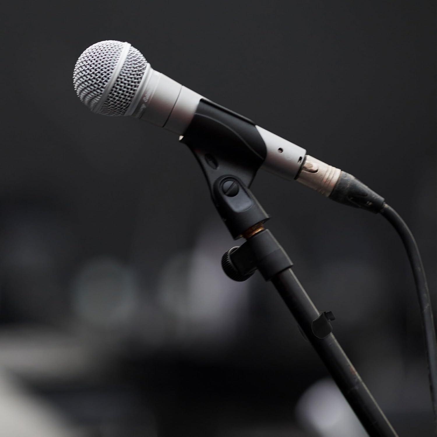 Soporte de Micrófono Toyvian 20 Pcs Clips de Cable Negro