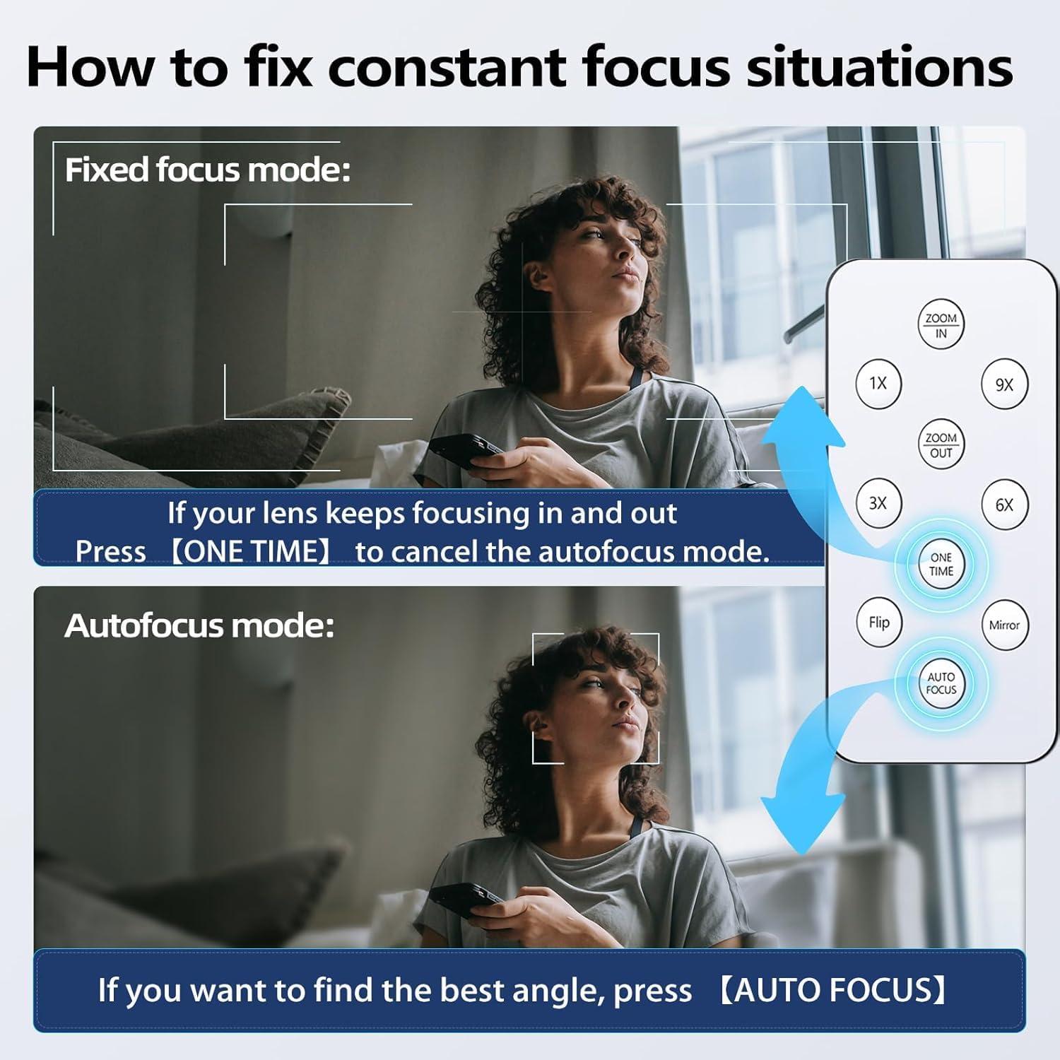 Cámara Web 4K Combess con Luz y Micrófono USB HD