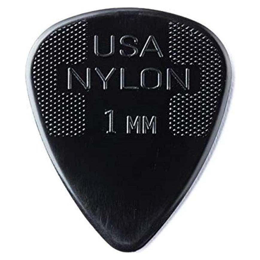 Púas de Guitarra Dunlop Nylon Estándar 1.0mm - Paquete de 12