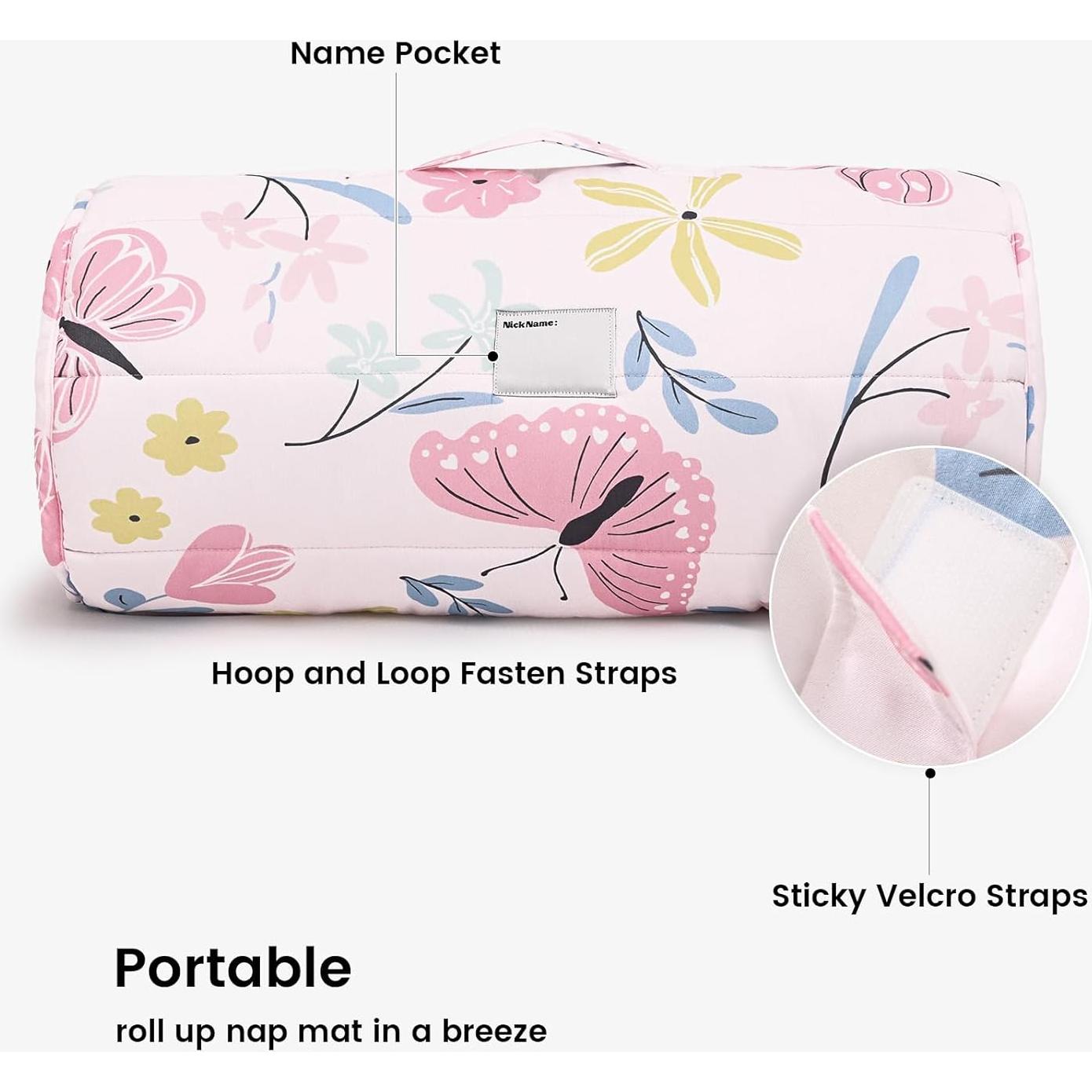 Colchoneta para Siesta PHF Mariposa 132x51 cm para Niños