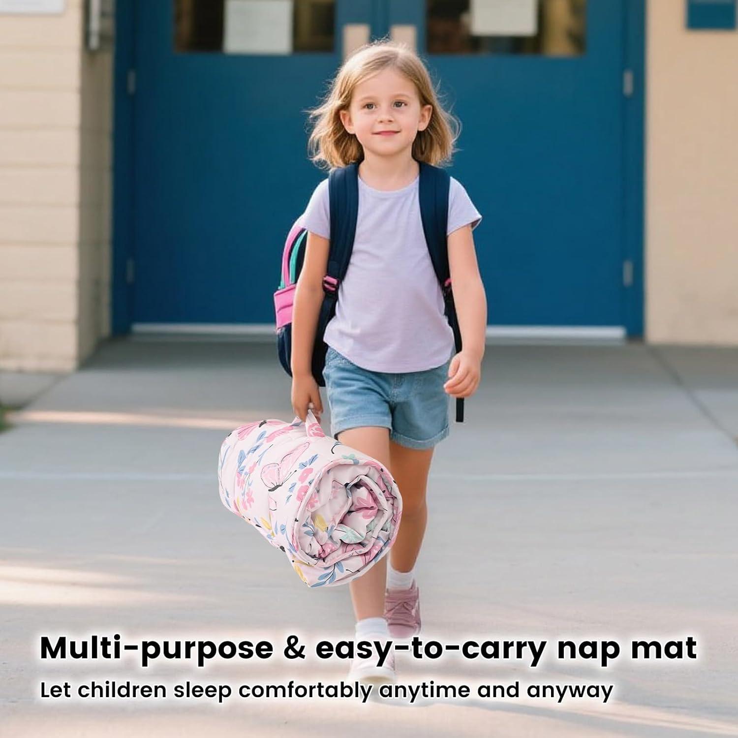 Colchoneta para Siesta PHF Mariposa 132x51 cm para Niños