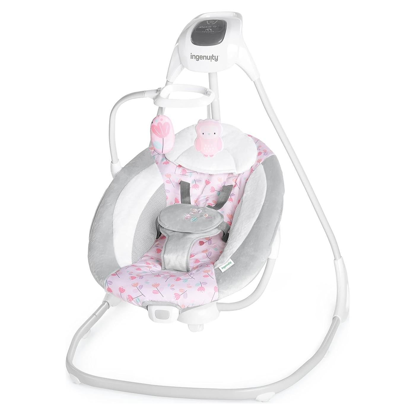 Columpio para Bebé Ingenuity SimpleComfort 6 Velocidades Rosa