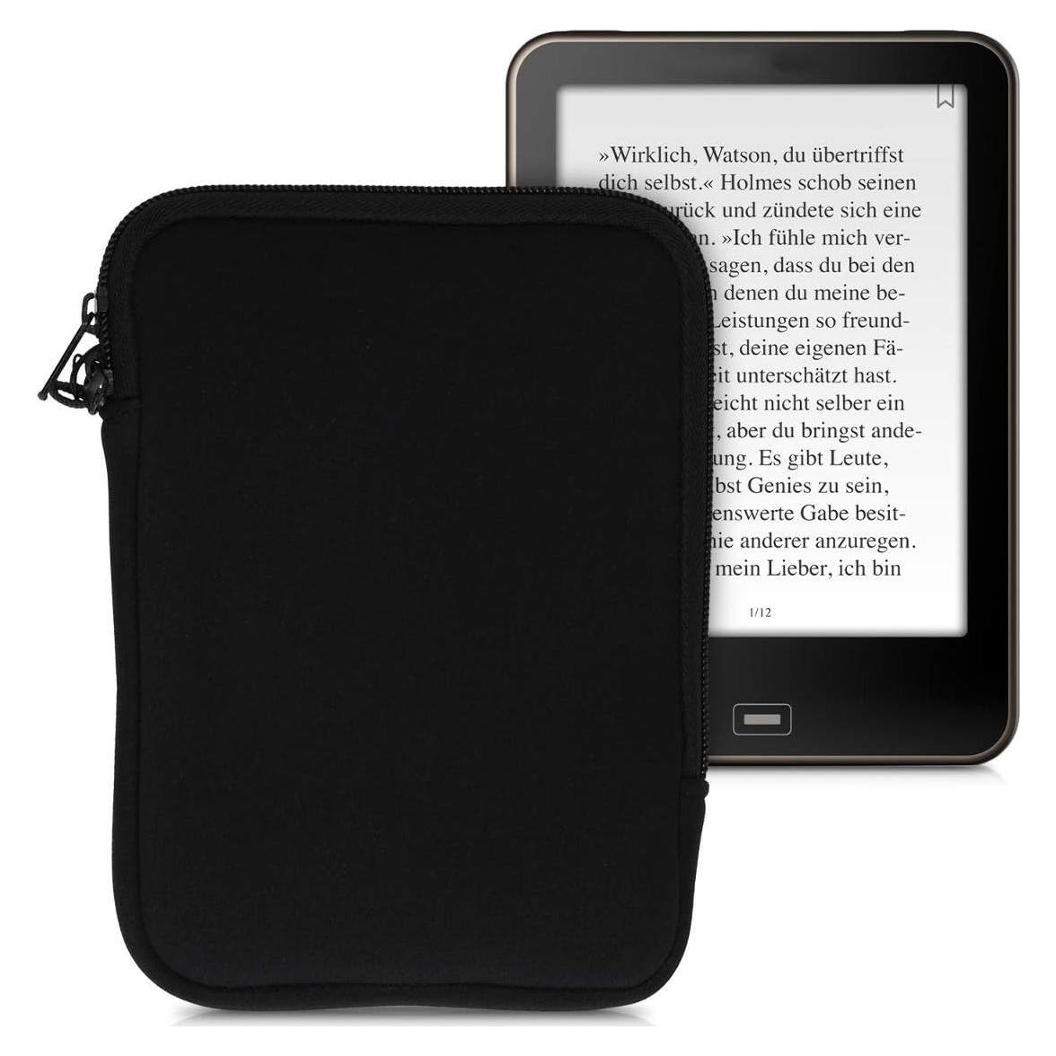 Funda de Neopreno Universal para e-Reader KW-Commerce 6" Negra