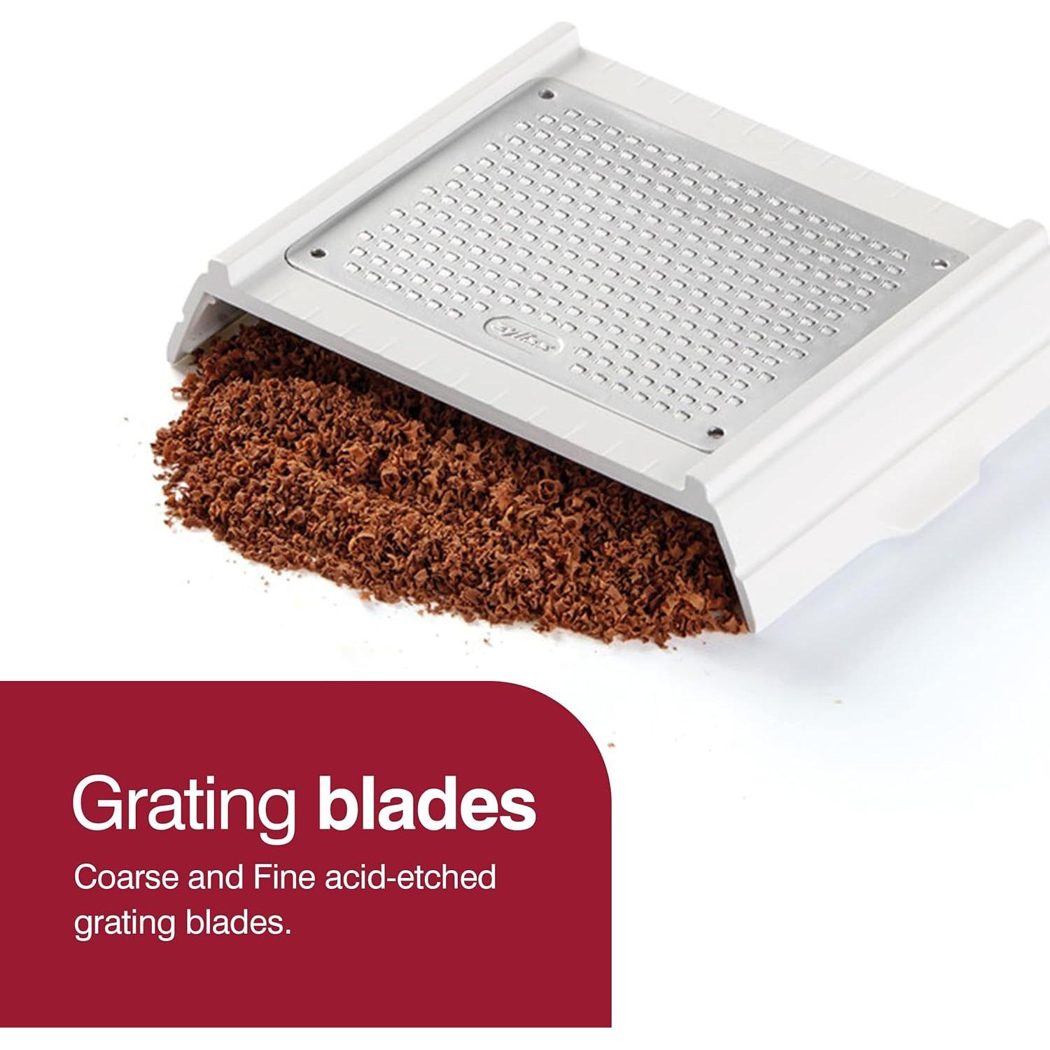 Cortador Rallador 4 en 1 Zyliss - Herramienta de Cocina Multifuncional