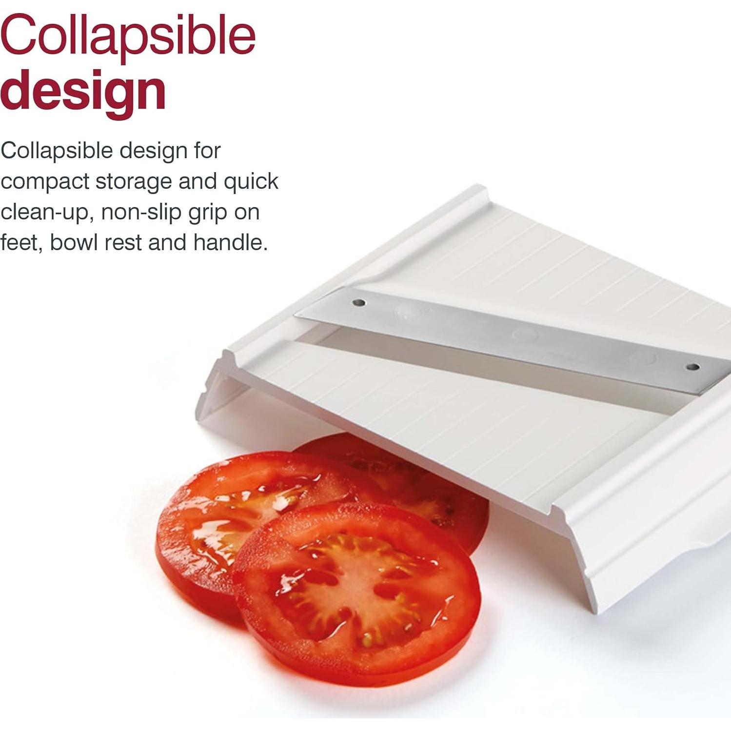 Cortador Rallador 4 en 1 Zyliss - Herramienta de Cocina Multifuncional