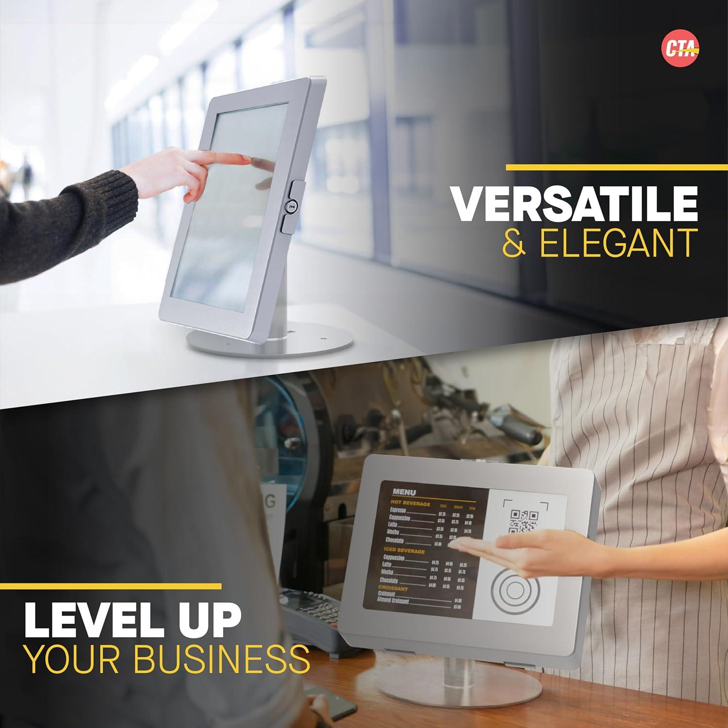 Soporte de Pared Antirrobo CTA Digital para iPad y Tablets