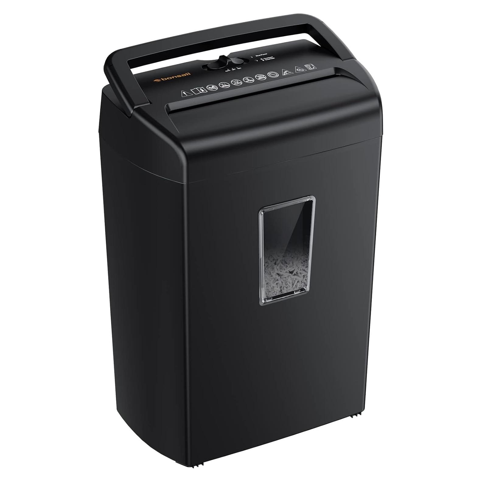Trituradora de Papel Bonsaii C209-D Corte Cruzado 10 Hojas