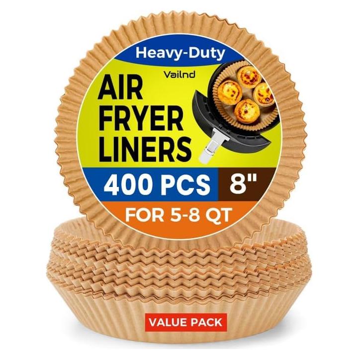 400 Forros de Papel Desechables Vailnd 20.3 cm Redondos