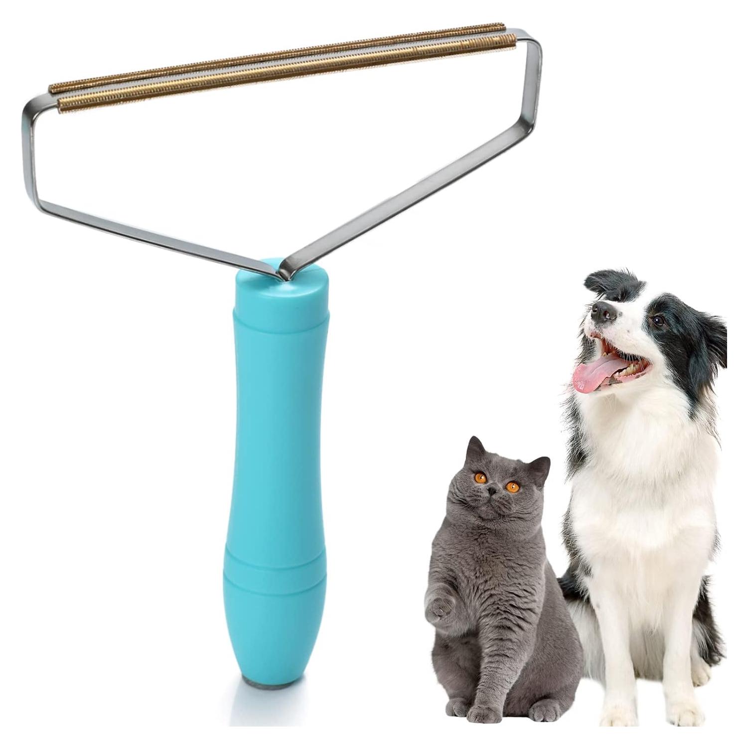 Removedor de Pelo de Mascota ANCAI Reutilizable Azul 16.6cm