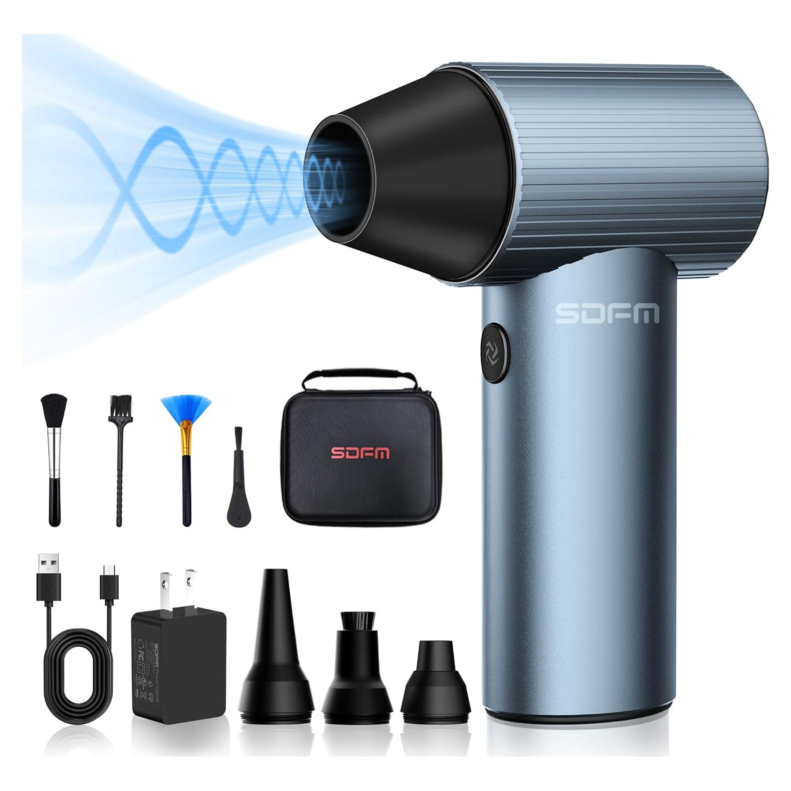 Soplador Inalámbrico SDFM X7 3 Velocidades 0.28 kg