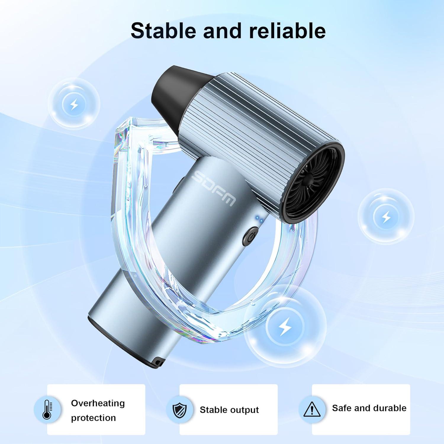 Soplador Inalámbrico SDFM X7 3 Velocidades 0.28 kg