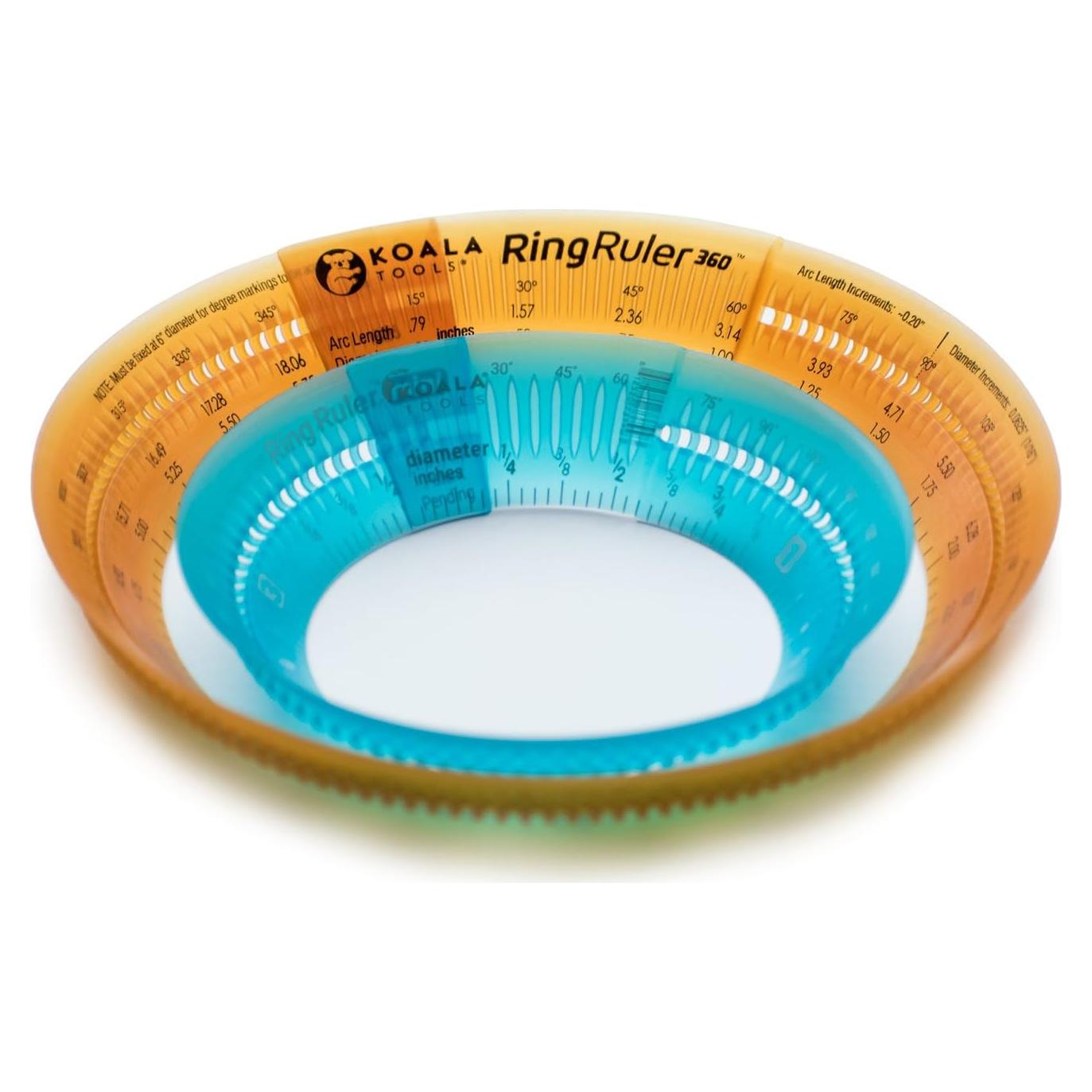 Koala Tools Combo de Regla Circular Ajustable 1-6" (2.54-15.24 cm)