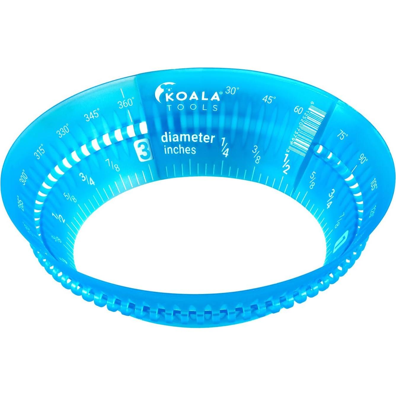 Koala Tools Combo de Regla Circular Ajustable 1-6" (2.54-15.24 cm)