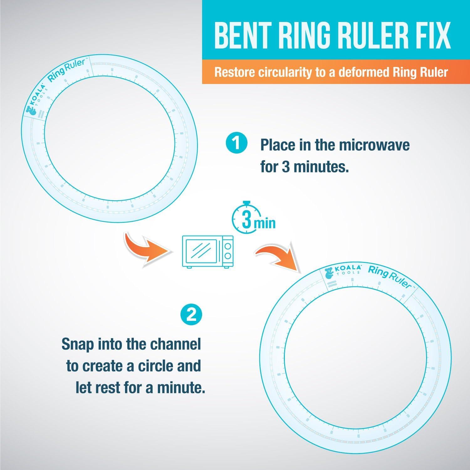 Koala Tools Combo de Regla Circular Ajustable 1-6" (2.54-15.24 cm)