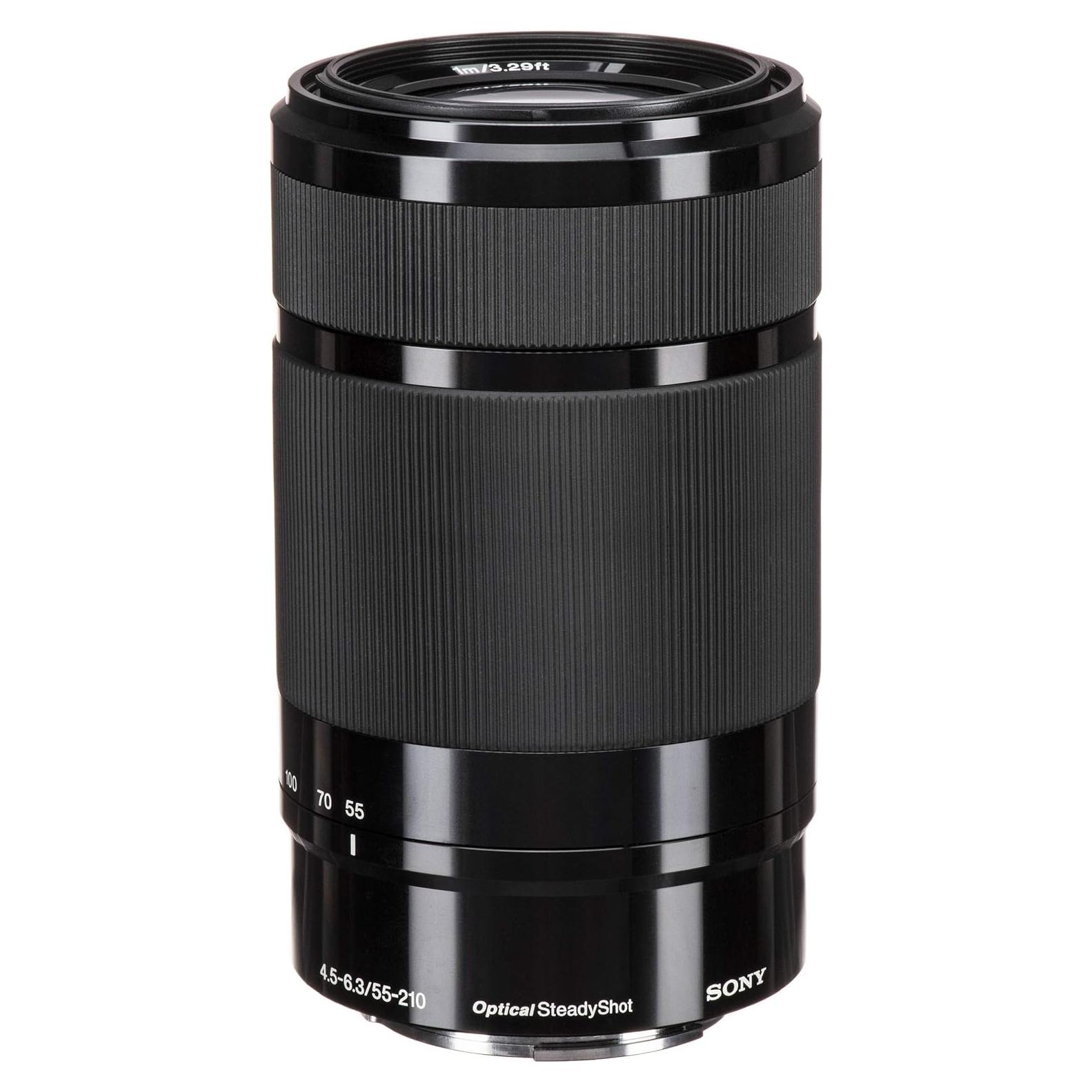 Lente Zoom Sony E 55-210mm F4.5-6.3 OSS Negro