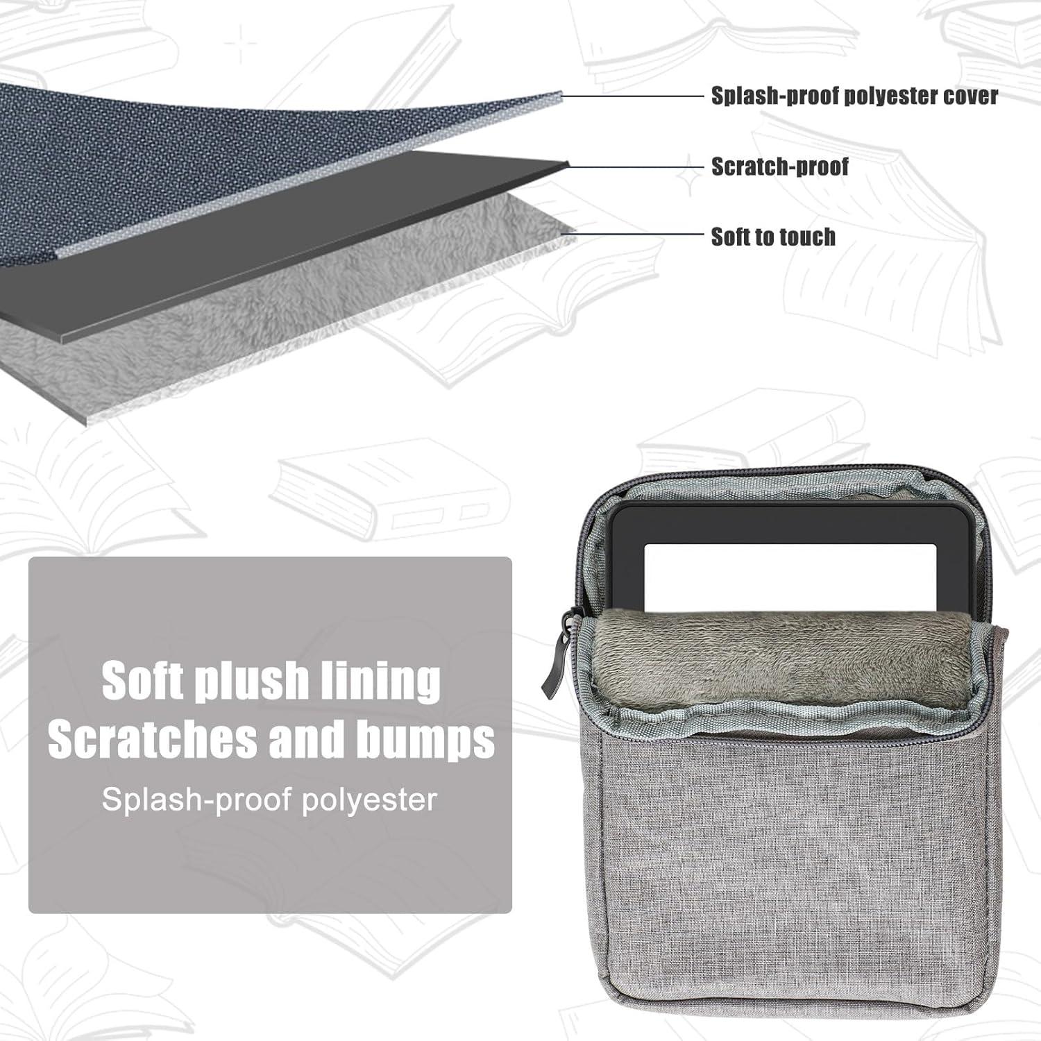 Funda Protectora para E-Reader Kindle 6-7" PEUTIER Gris