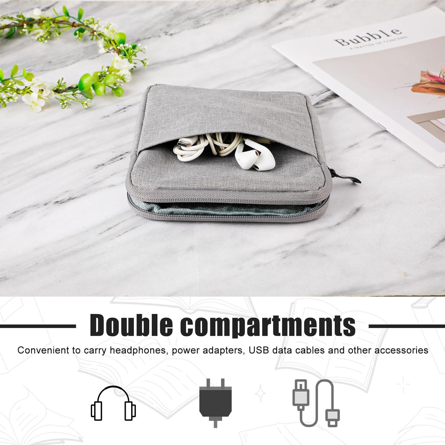 Funda Protectora para E-Reader Kindle 6-7" PEUTIER Gris