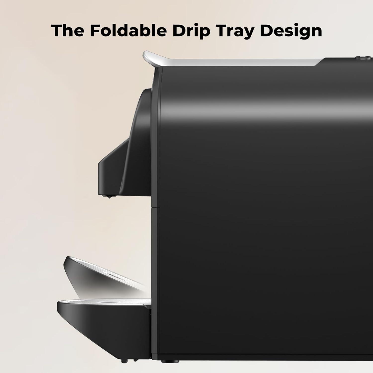 Cafetera Espresso CHULUX 20 Bar 1400W Compacta Negra