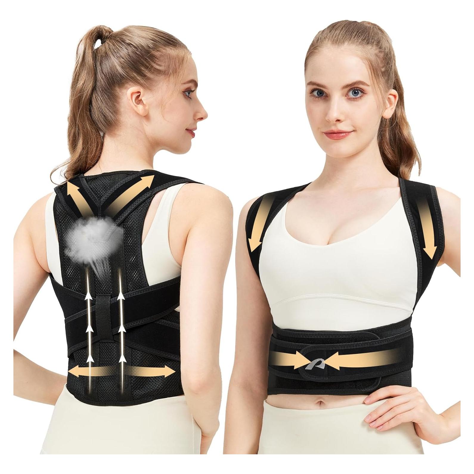 Corrector de Postura BAREKE Ajustable para Alivio de Espalda