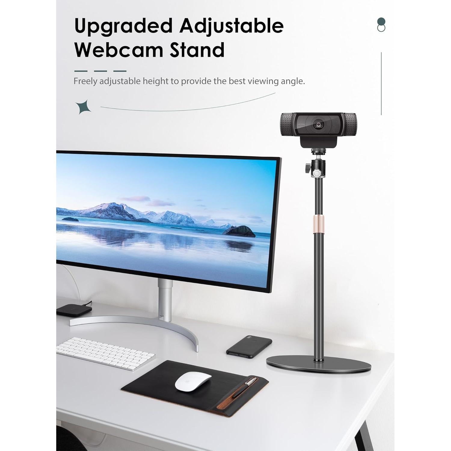 Soporte para Webcam Borenbuir Ajustable 34.3-60.4 cm Metal