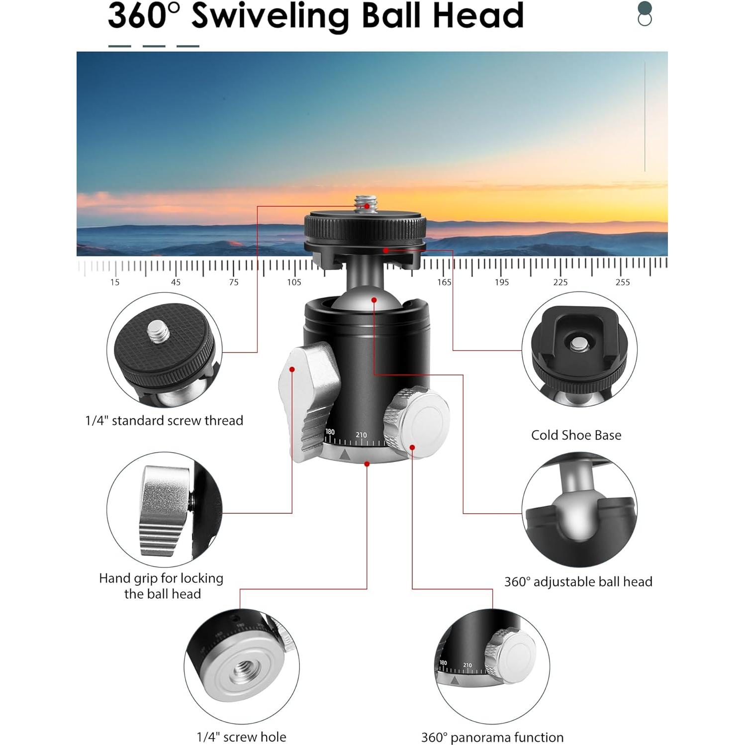 Soporte para Webcam Borenbuir Ajustable 34.3-60.4 cm Metal