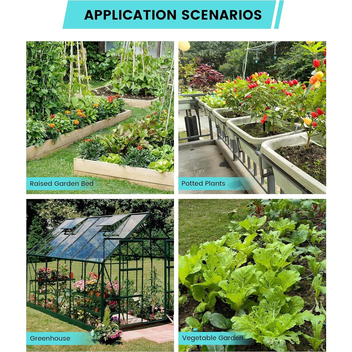 Kit de Riego por Goteo OVRAQ 230FT con Conexión Rápida