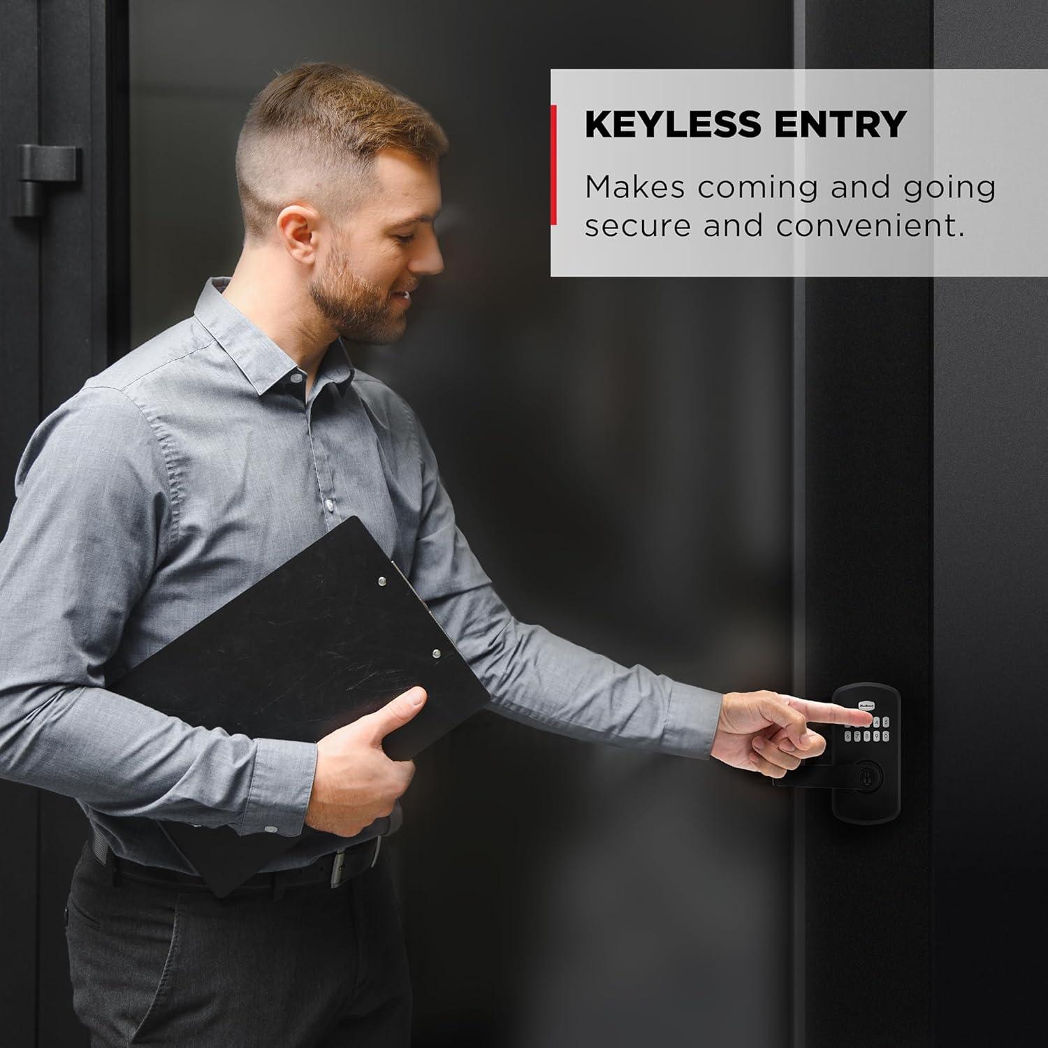 Cerradura Electrónica Kwikset SmartCode 955 Negra Mate