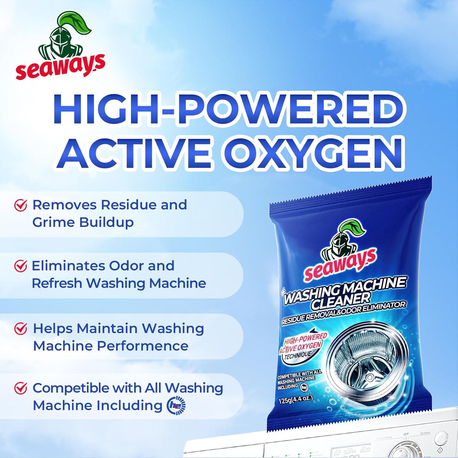 Limpiador en Polvo para Lavadora 4 Paquetes - Limpieza Profunda