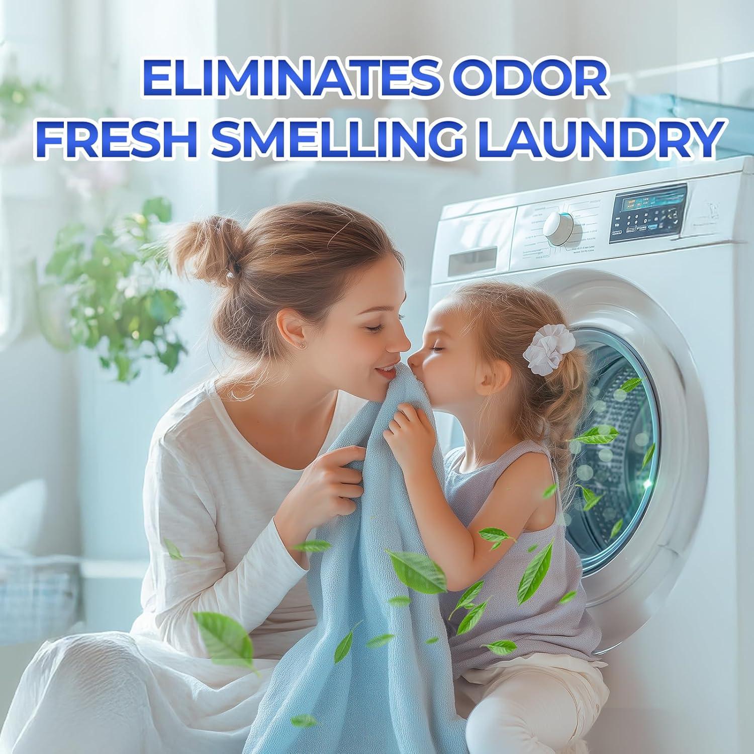 Limpiador en Polvo para Lavadora 4 Paquetes - Limpieza Profunda