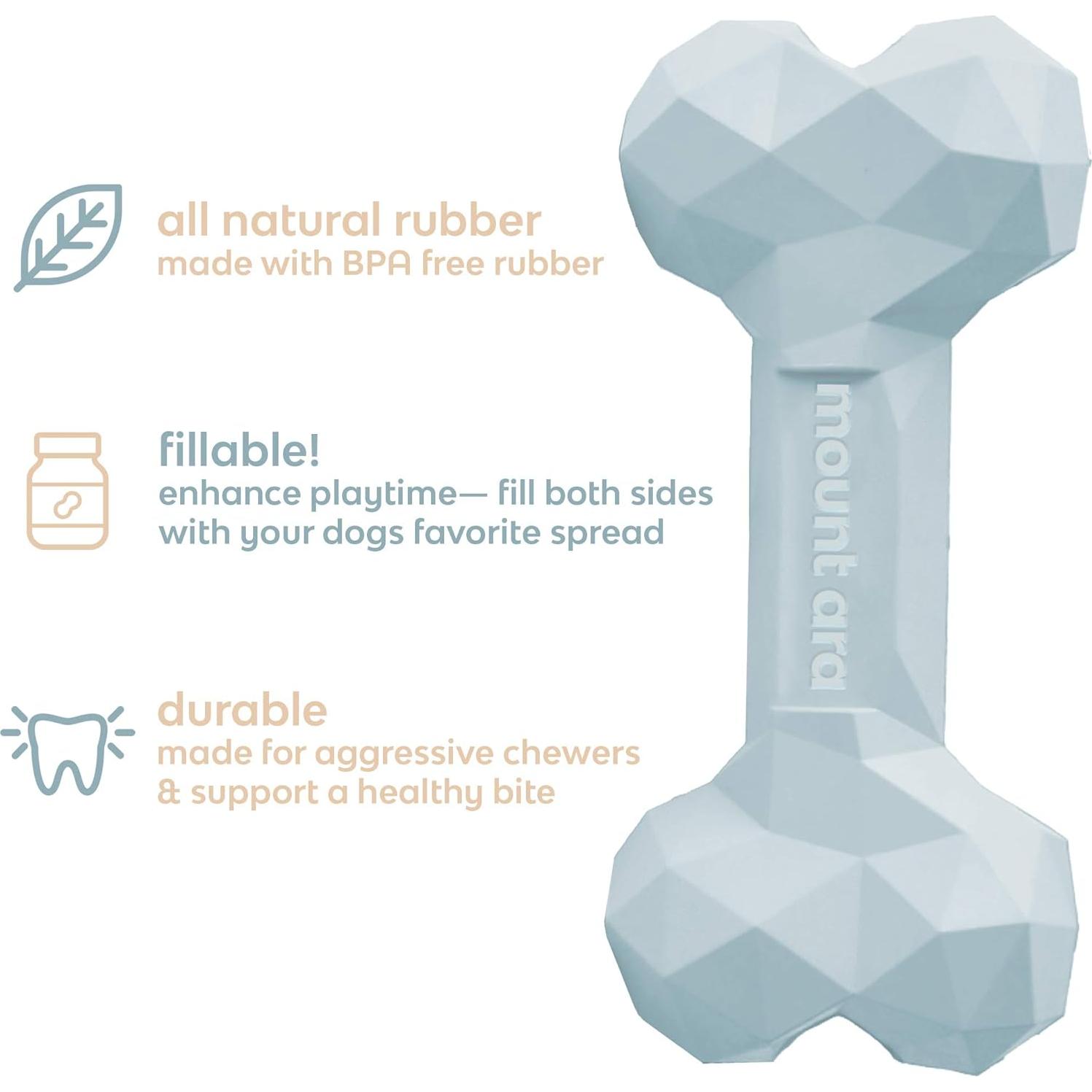 Juguete Masticable Rellenable Super BITE Azul para Perros