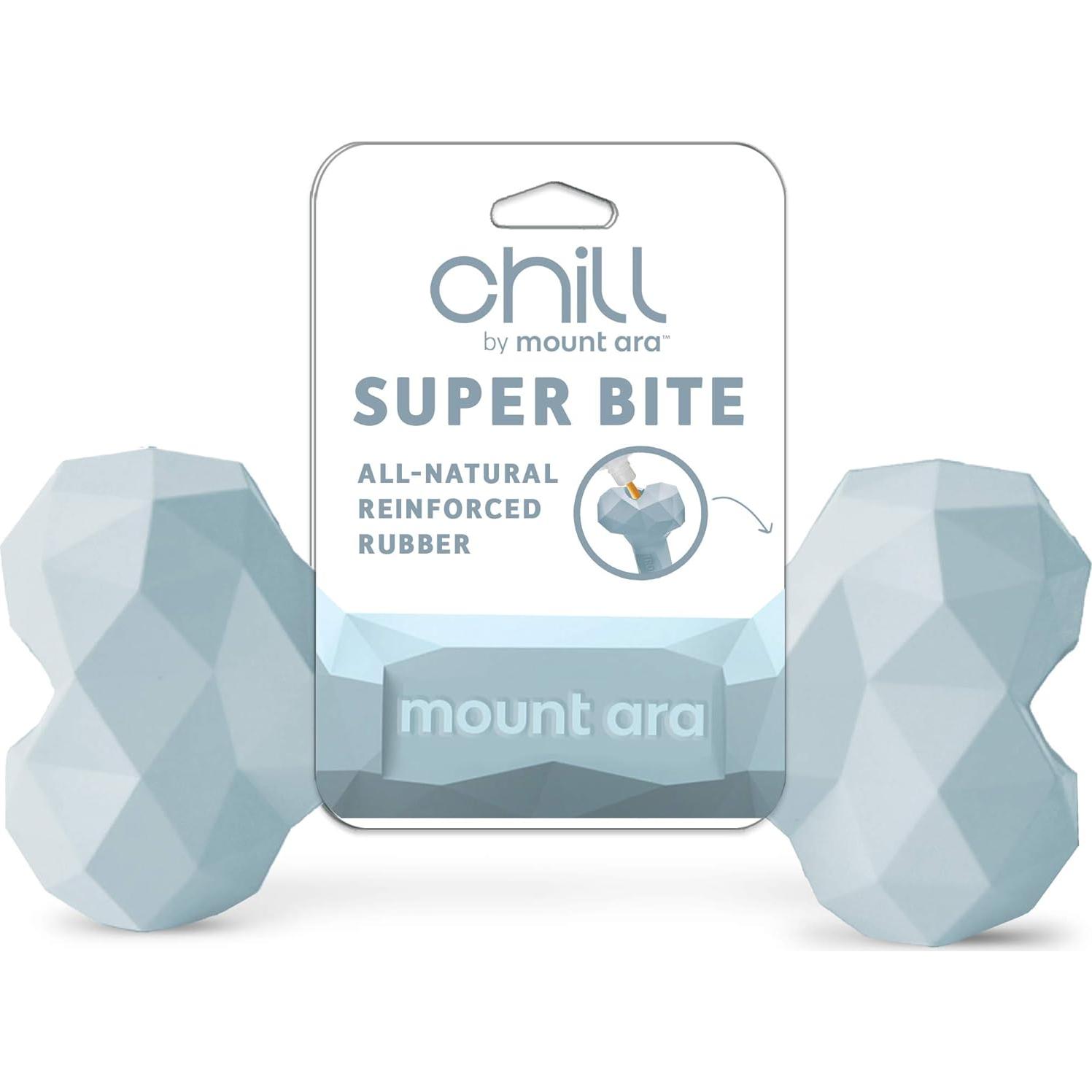 Juguete Masticable Rellenable Super BITE Azul para Perros