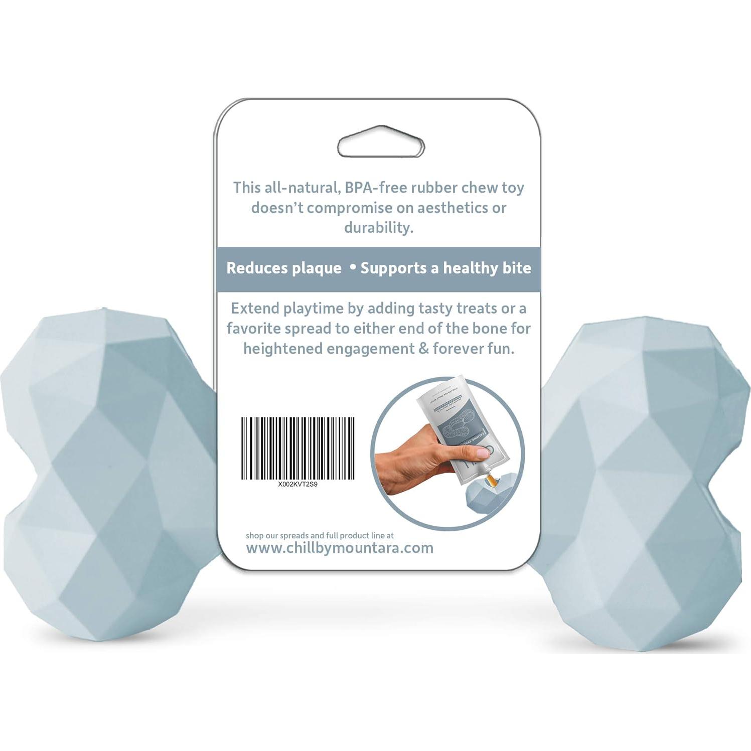 Juguete Masticable Rellenable Super BITE Azul para Perros